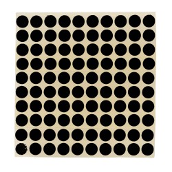 Pricken - itseliimautuva väritarra, musta (100 kpl)