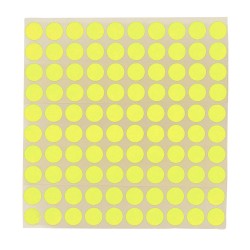 Pricken - itseliimautuva väritarra, keltainen (100 kpl)