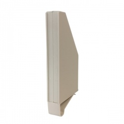 Palkki hyllypidikkeellä, vaaleanharmaa