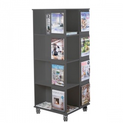 Kirjatorni Oslo, tummanharmaa