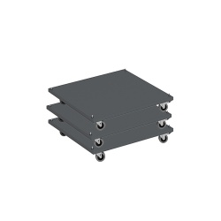 Pyöräjalusta Mariaan, tummanharmaa, 3 kpl setti